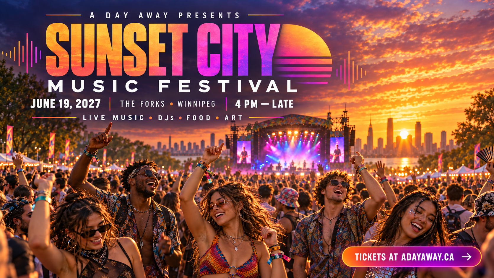 Summer city music festival